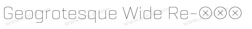 Geogrotesque Wide Re字体转换